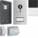 Deurintercom-set Elcom Hager Set deurcommunicatie, video, 2-draads, 1 deelnemer, buitenstation opbo REB721X